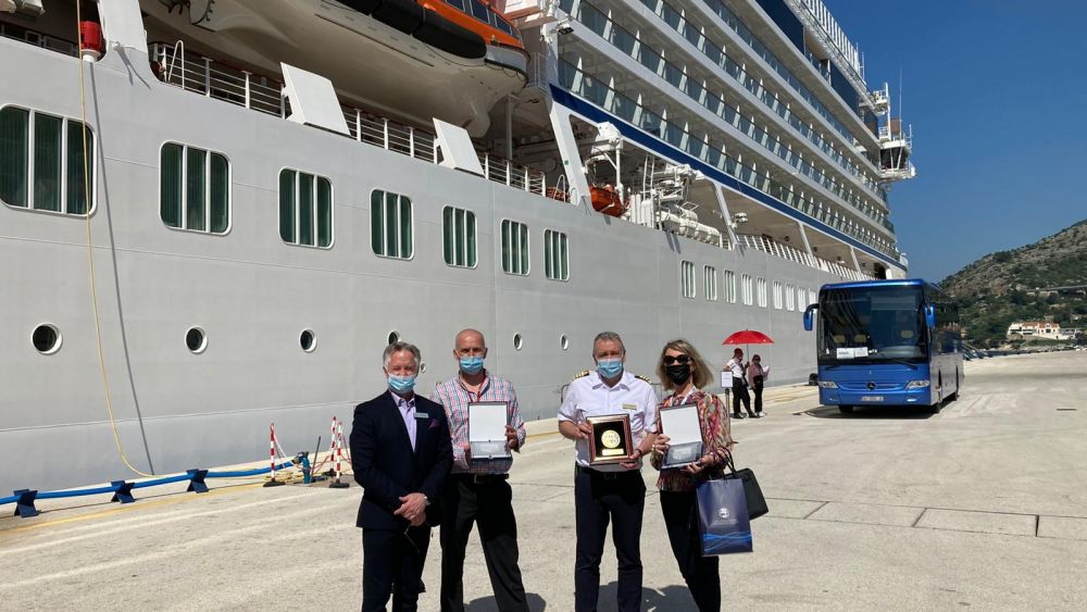 VIKING MARS MAIDEN VOYAGE AT DUBROVNIK PORT