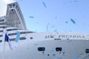 MSC PREZIOSA FLAG CEREMONY