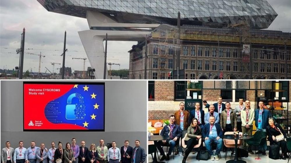 Projektni partneri projekta CYSCROMS, u posjetu luci Antwerp-Bruges
